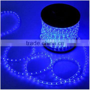 2.2W Diameter 13mm Two Wires Blue Color 24V LED Rope Light