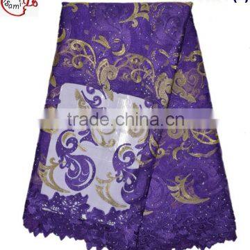 Frenc Lace CL14-231fashionable Latest Design Multi Color Fushial Net Frech Lace for Wholesale photo-2