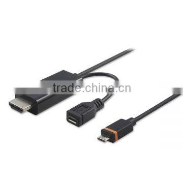 Slimport to HDMI/Male Cable New! 6FT, 1920*1080p; For LG, Google, Asus, Fujitsu smartphones/tablets.