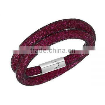 Jewelry crystal metal chain bracelet