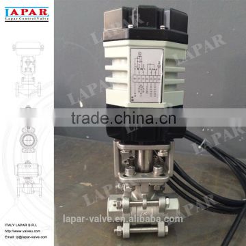 LAPAR Automatic Stainless Steel Threaded Ball Valve for Sale