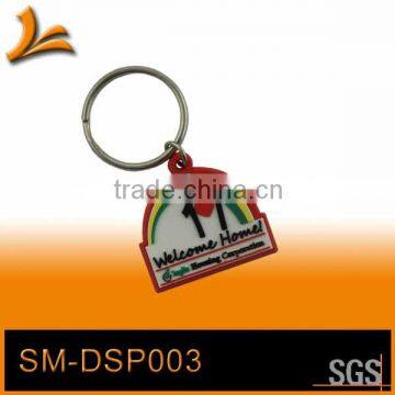 SM-DSP003Customized rubber pvc keyring