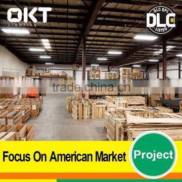 OKT UL DLC Dimmable 2x4 Led Ceiling Panel Lighting With White Frame