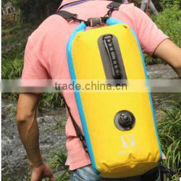 Durable 500D PVC Waterproof Bag With Belt for Outdoor Camping Swimming