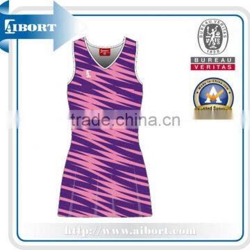 SUBNT-574-1 Sleeveless Netball Wear Netball Dress
