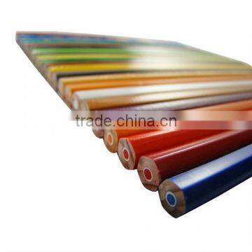 wooden colored pencils