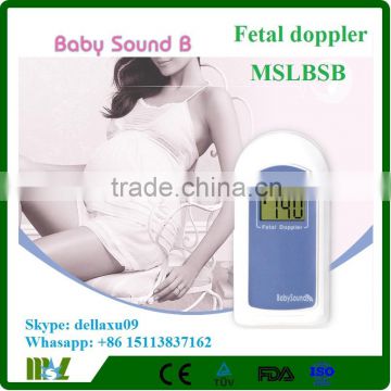 2016 New Baby sound machine Hand held/fetal doppler price MSLBSB-A