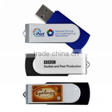 2014 new product wholesale rotate usb flash drive free samples made in china