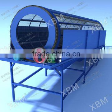 Professional rotary type sawdust screen