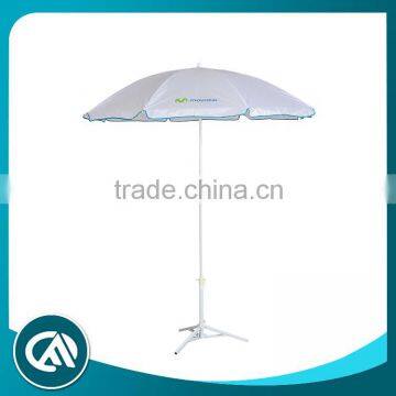 New model Hot sale Different kinds of Overshadow white beach umbrella