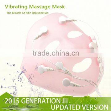 Mask Form Anti-Wrinkle Feature beauty equipment electric vibrating facial mask massager                        
                                                                                Supplier's Choice