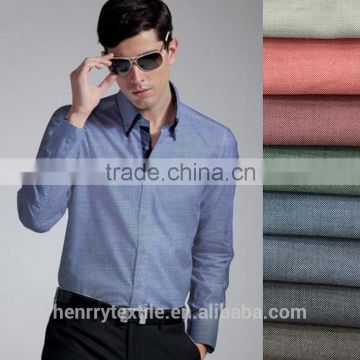 CVC bifilar polyester/cotton blended yarn dyed oxford fabric