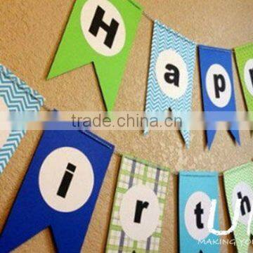 party paper party jointed banner paper letter banner paper bunting banner