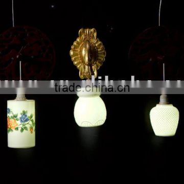 porcelain lamp, lamp shade