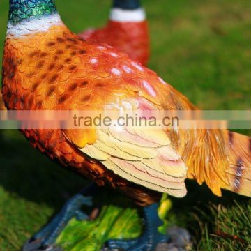 Resin pheasant statue for decoration