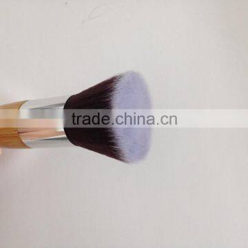 Bamboo Flat Top Cosmetic Powder/blush Brush photo-4