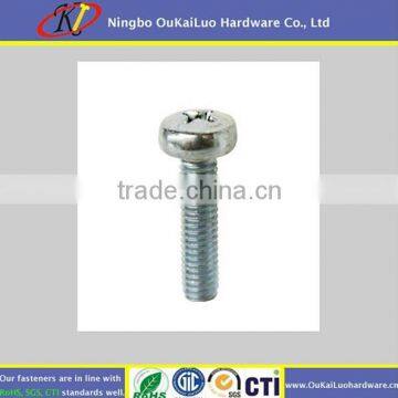 M4*20 Phillips Pan Head Machine Screw Stainless steel/ Carbon steel Zinc