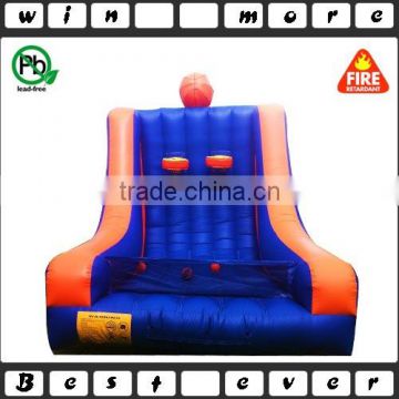 customized inflatable basketball hoop,2 players race basketball game