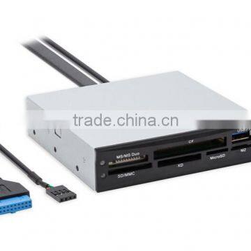 With One USB 3.0 Port Multi 3.5-Inch 6 Slots Internal Memory Card Reader/Writer