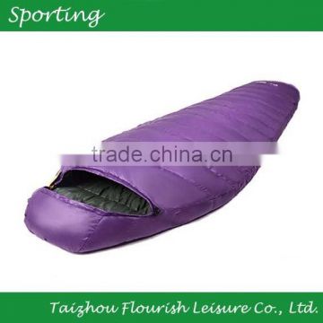 high quality down lightweight mummy sleeping bag