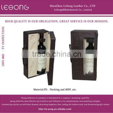 Various Custom Printed Leather Liquor Box/Wine Gift Box/MDF Beer Box