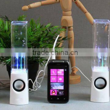 2015 Top Selling Beatiful Water Dance Speaker 360 Degree Stereo Sound System for pc