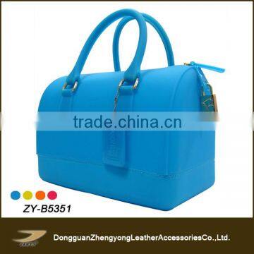 Hot sale new fashion candy custom silicon handbags for ladies (ZY-B5351)