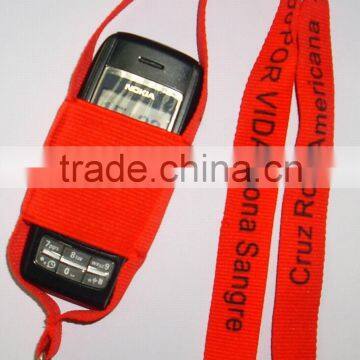 New style screen printed cell phone lanyards