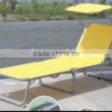 sun bed beach chaise lounger with canopy