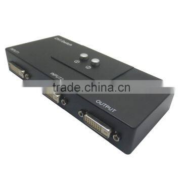 NEW Hot 2 port DVI SWITCH for 2 computers flat panel, plasma monitor, projector or any video display