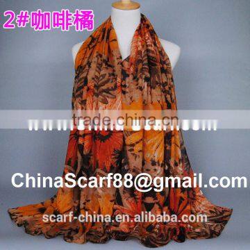 Wholesale sunflower infinity scarf