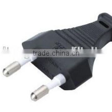 Brazil round 2 pin power electrical plug power cord