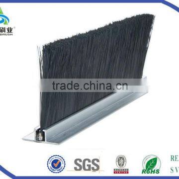 Aluminum Holder Weatherseal Nylon Brush Door Bottom Sweeps