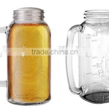 Mason Jar Beer Steins 16oz