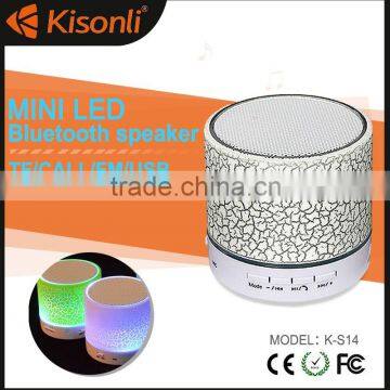 HOT Wireless Bluetooth Speaker Mini LED Light Bluetooth Speaker With TF Card Slot photo-2
