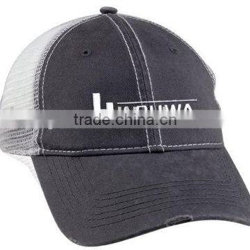 printing 100% cotton baseball mesh cap