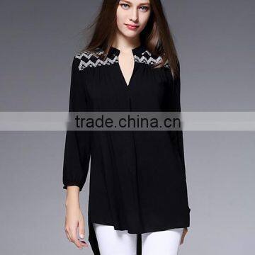 Women Front Short And Long Back Blouse With Western Style