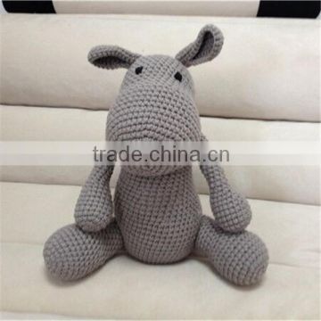 Hippo Stuffed Animal, Crochet Hippo, Crochet Baby Toy