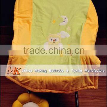 Elegant Patterns of Cartoon Animal Embroidered Kids Coral Fleece Baby & Infant Blanket photo-5