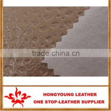 Shing Surface SEMI-PU Material With Small Dots Carven for Woman Shoes( Cuero Sintetico Para Calzado) photo-5