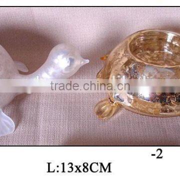 glass round tealight holders