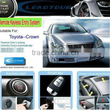 Push to Start System RFID Keyless Entry Remote Engine Start Car Security System for Toyota Crown