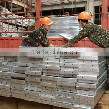 Galvanized scaffolding steel board