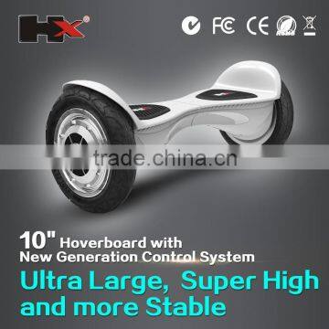 HX gyroor 10 inches wheel electric scooter with bluetooth LED light remote controller for adults