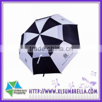 Colorful Outdoor Golf Umbrellas Double Canopy