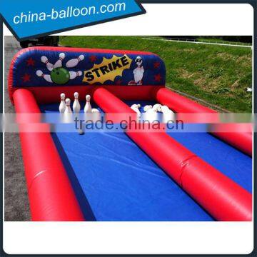 Inflatable Bowling Alley Skittles Game / Customized Inflatable Bowling Game for Sale photo-2