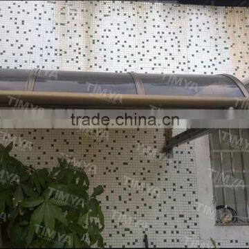 2015 decorative small aluminum awning double sided retractable awning