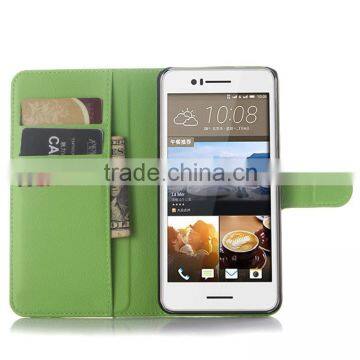 Durable useful leather case cover for htc desire 728