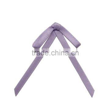 new arrival decorative slim bowknot shape ribbon satin