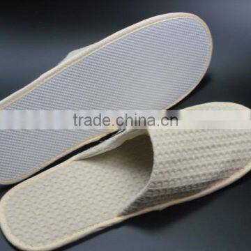 Luxury cotton waffle disposable flight travel slippers